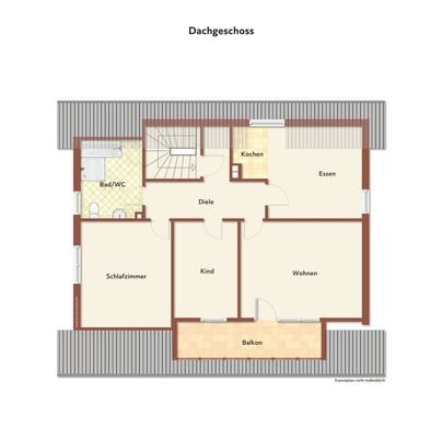 Grundriss Dachgeschoss
