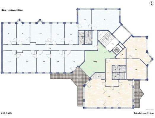 Grundriss unmöbliert