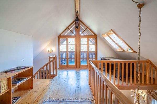 Dachgeschoss mit Galerie im neuen Teil (von 1996)