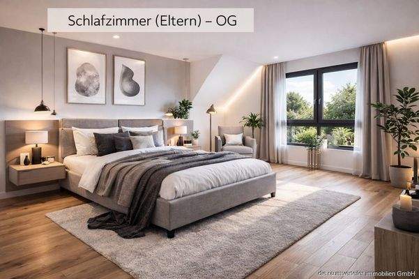Visualisierung Schlafzimmer