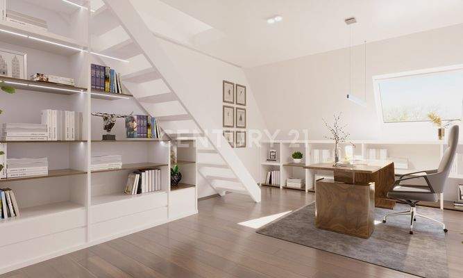 Visualisierung Homeoffice 3. OG