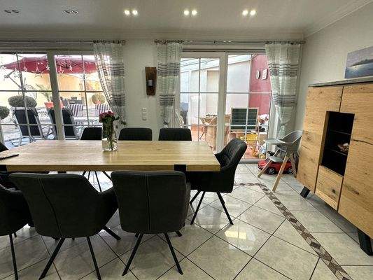 Übergang zum Wintergarten