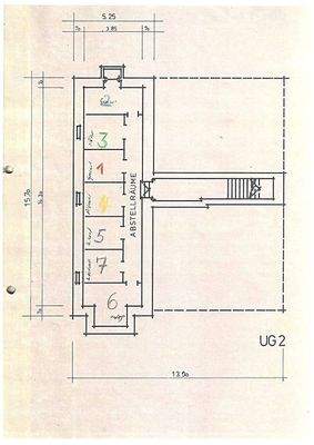 UG 2 Abstellraum unmaßstäblich