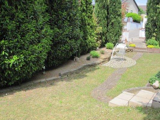 Garten Westseite