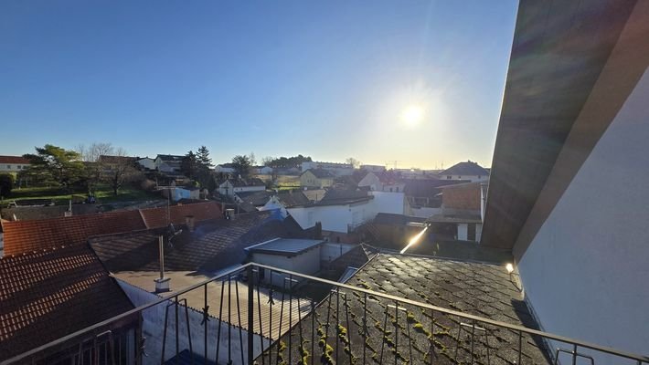 Ausblick von Balkon