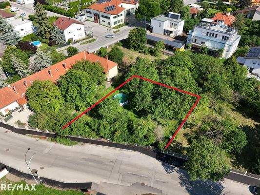 Grundstück Bild, Oben seitlich