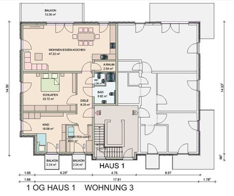 Haus 1 Wohnung 3