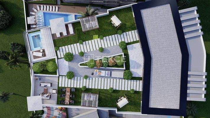 Seafront Apartments in a Complex in North Cyprus Gaziveren