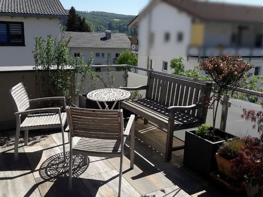 Mehre schöne Plätzchen auf dem Balkon