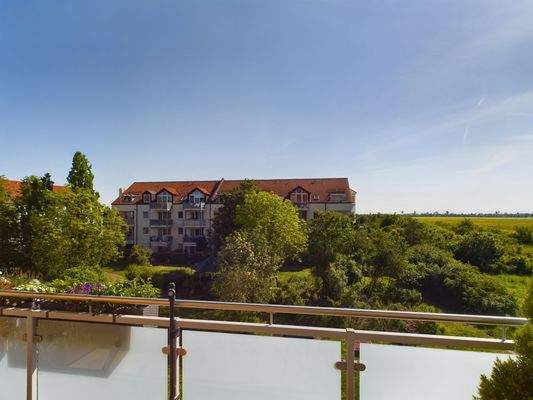 Blick vom Balkon
