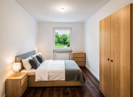 Schlafzimmer (Zum Schutz des Mieters visualisiert)