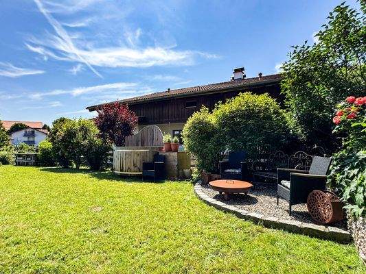 Garten mit Sitzplatz