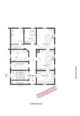 Grundriss Praxis/Büro