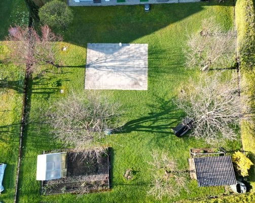 Luftaufnahme Garten
