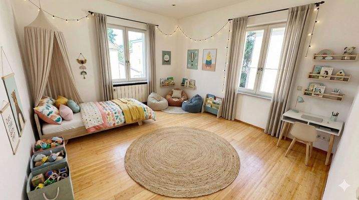 Kinderzimmer digital eingerichtet