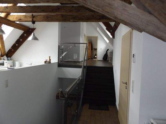 Galerie zum Bad und Schlafzimmer