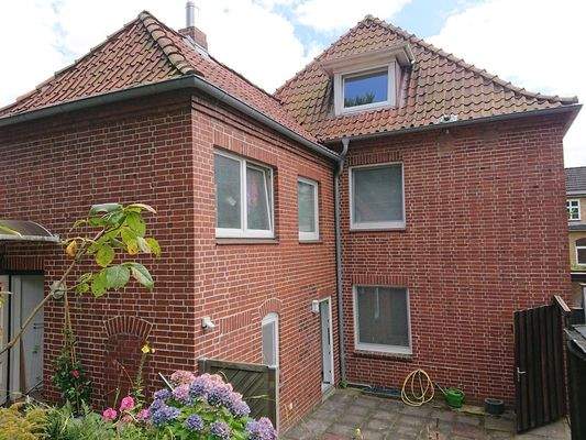 Rückansicht des Hauses