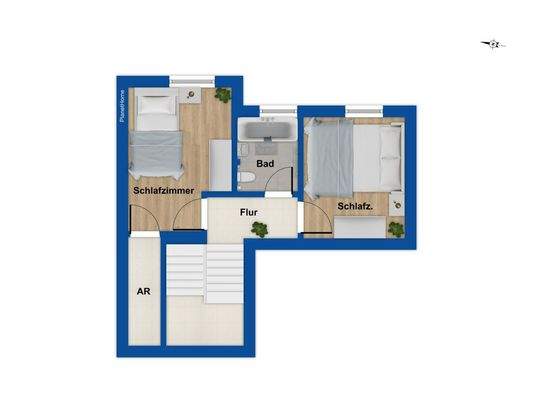 Grundriss 1. Obergeschoss