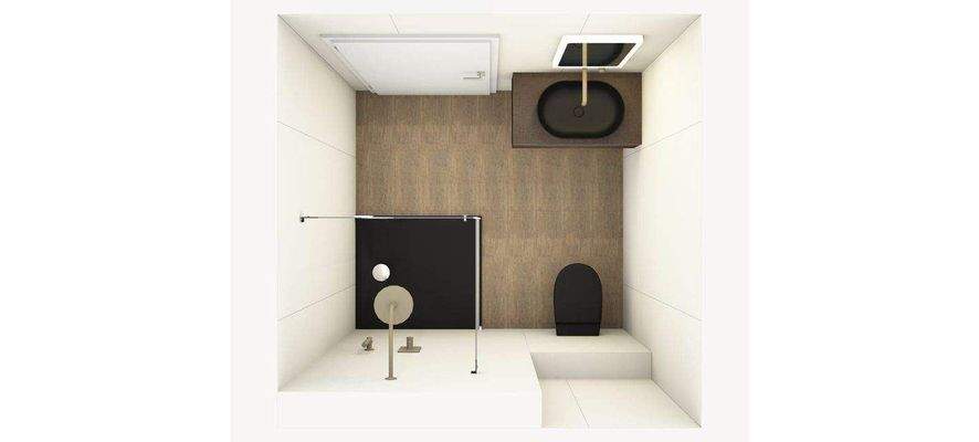 Badezimmer im Kinderzimmer Obergeschoss - Planung