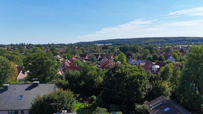 Blick über Havixbeck in die Baumberge 