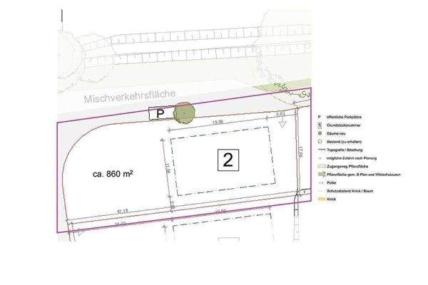 Lageplan Grundstück 2
