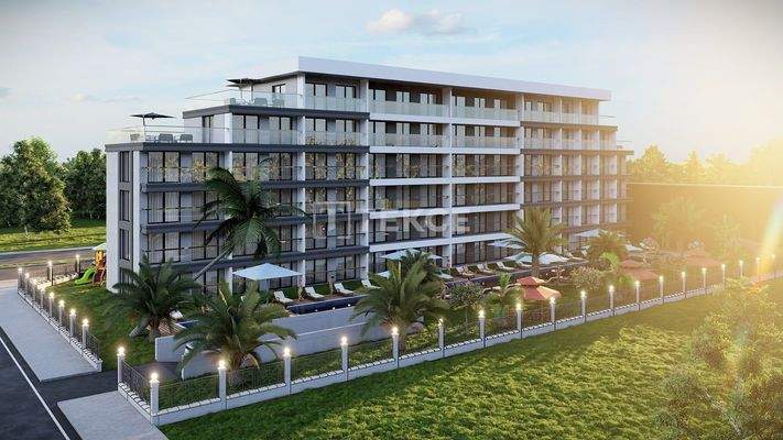 Apartments in a Project Near the Airport in Altıntaş Antalya