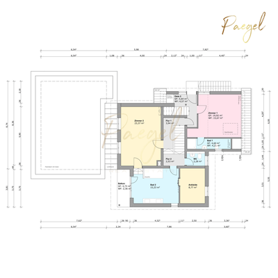 Grundriss Obergeschoss