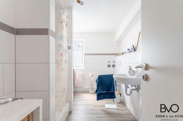 Moderne Ausstattung in den Bädern 