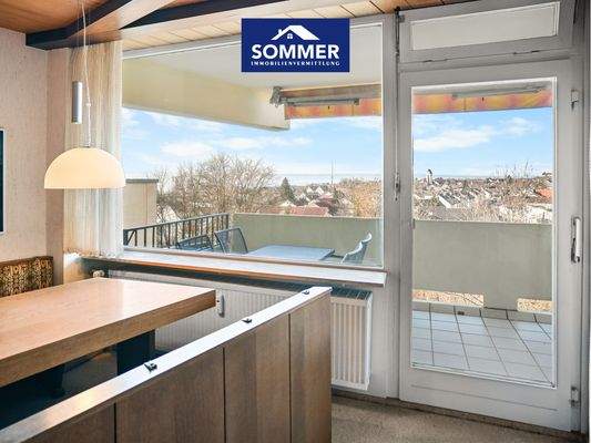 Essbereich und Balkon