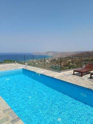 Ostkreta, Roussa Ekklisia: Moderne Luxusvilla in Meeresnähe zu verkaufen