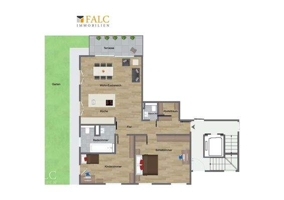 Grundriss möbeliert