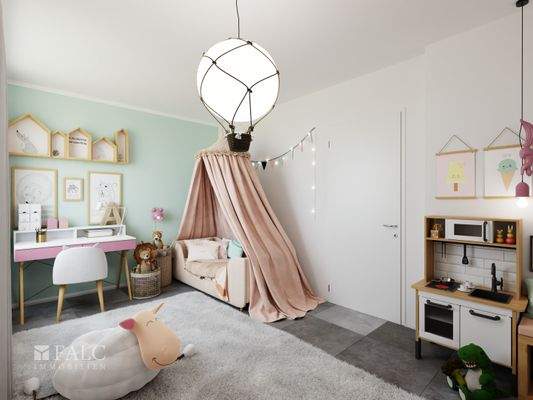 Visualisierung Kinderzimmer OG