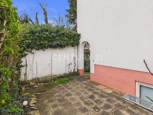 Zugang zum Gartenbereich