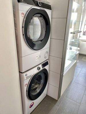 Waschen und Trocknen inklusive