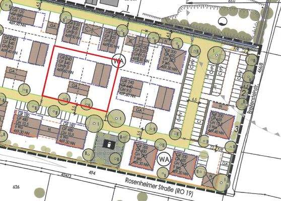 Auszug Bebauungsplan