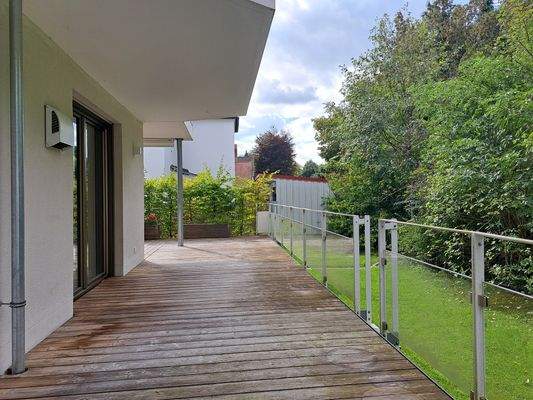 Terrasse Nord-West - unmöbliert