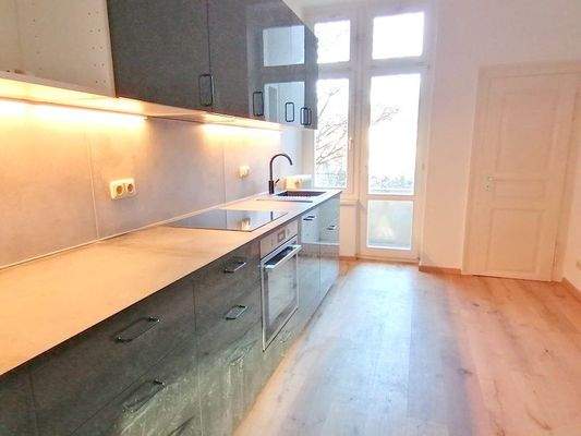 neue moderne Einbauküche 