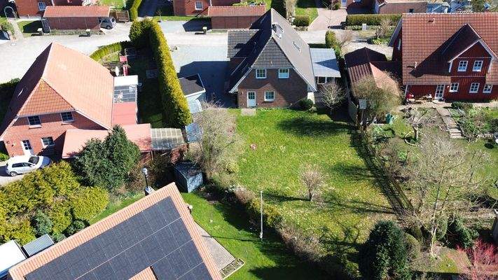 Gartenansicht von oben