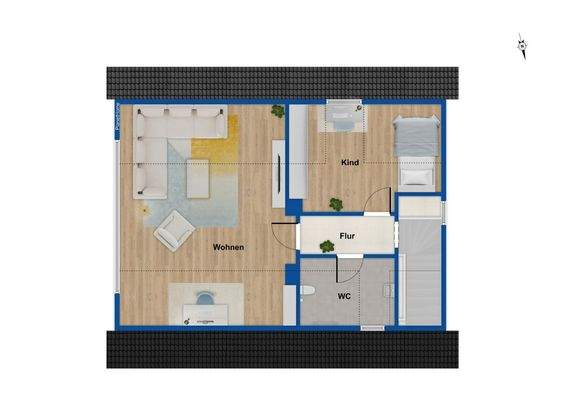 Grundriss Dachgeschoss