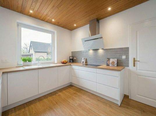 Virtuell bearbeitete Küche