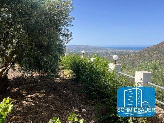 Südkreta: Haus mit spektakulärer Aussicht und großem Garten in Grigoria zu verkaufen