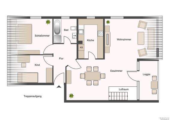 Grundriss Dachgeschoss
