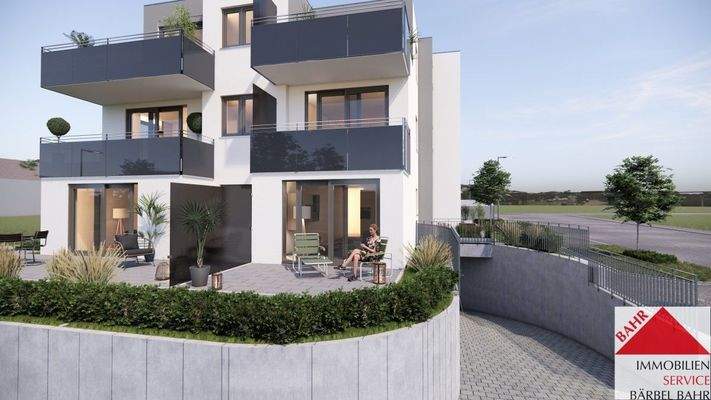 Projektierte Ansicht WE 2