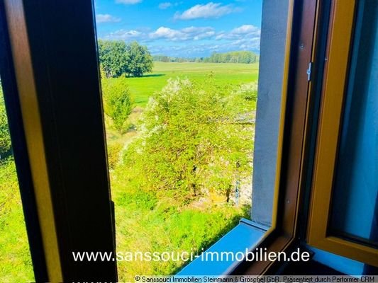 Ausblick aus dem Schlafzimmer