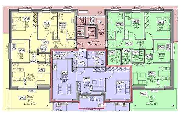 Grundriss WE 7
