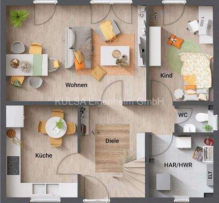 Grundriss Einfamilienhaus Flai