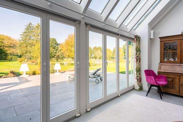 Blick auf die Terrasse