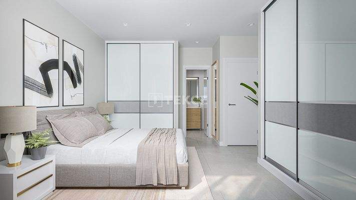 New Semi-Detached Villas with Solarium in Puerto de Mazarrón