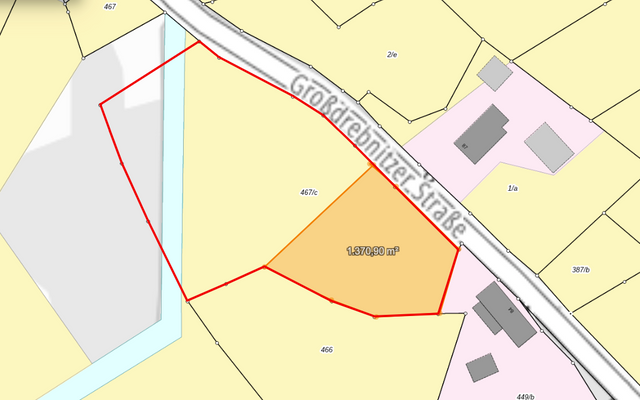 Baufenster 3 bei Dreiteilung