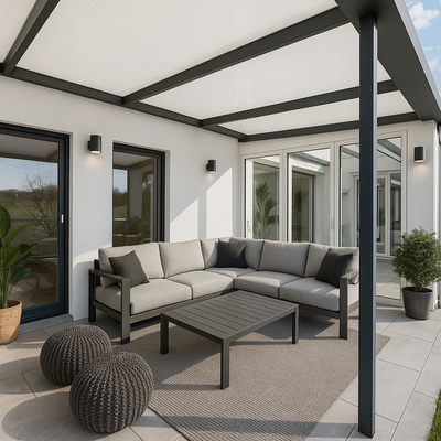 Außen | Terrasse, virtuelle Darstellung